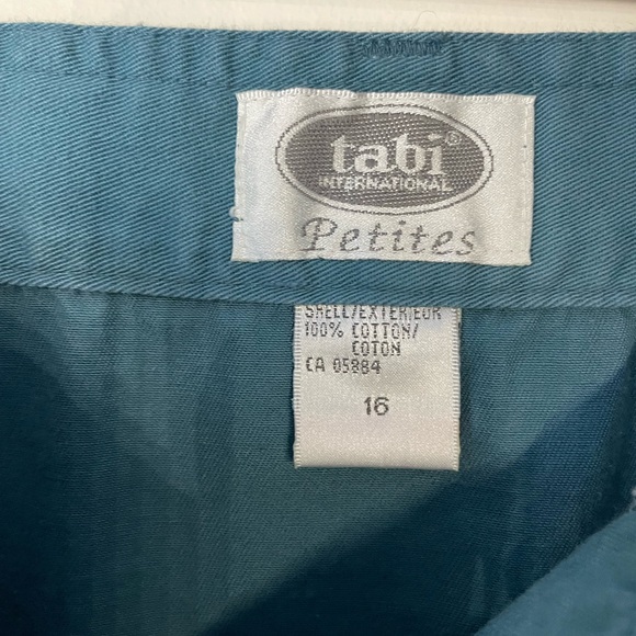 Vintage Teal Skirt - Picture 4 of 5